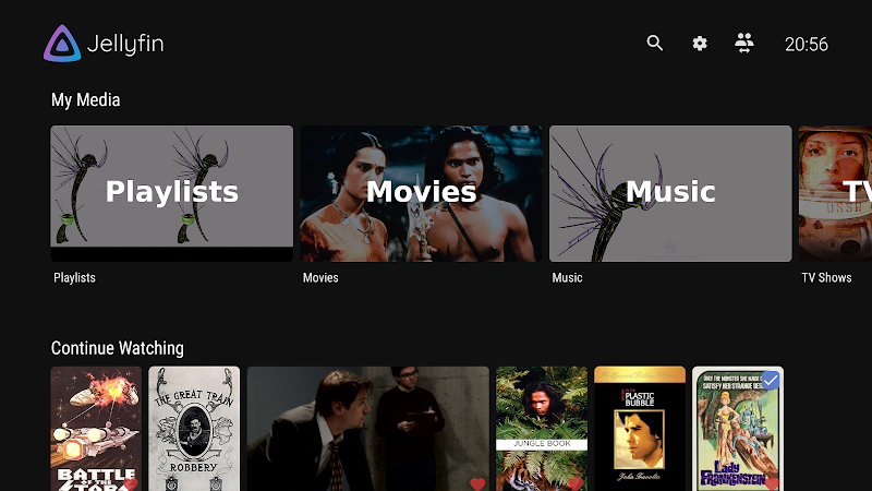 Jellyfin for Android TV 스크린샷 0
