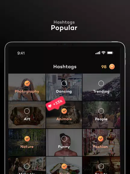 TikPlus for social profiles, likes and fans ภาพหน้าจอ 3