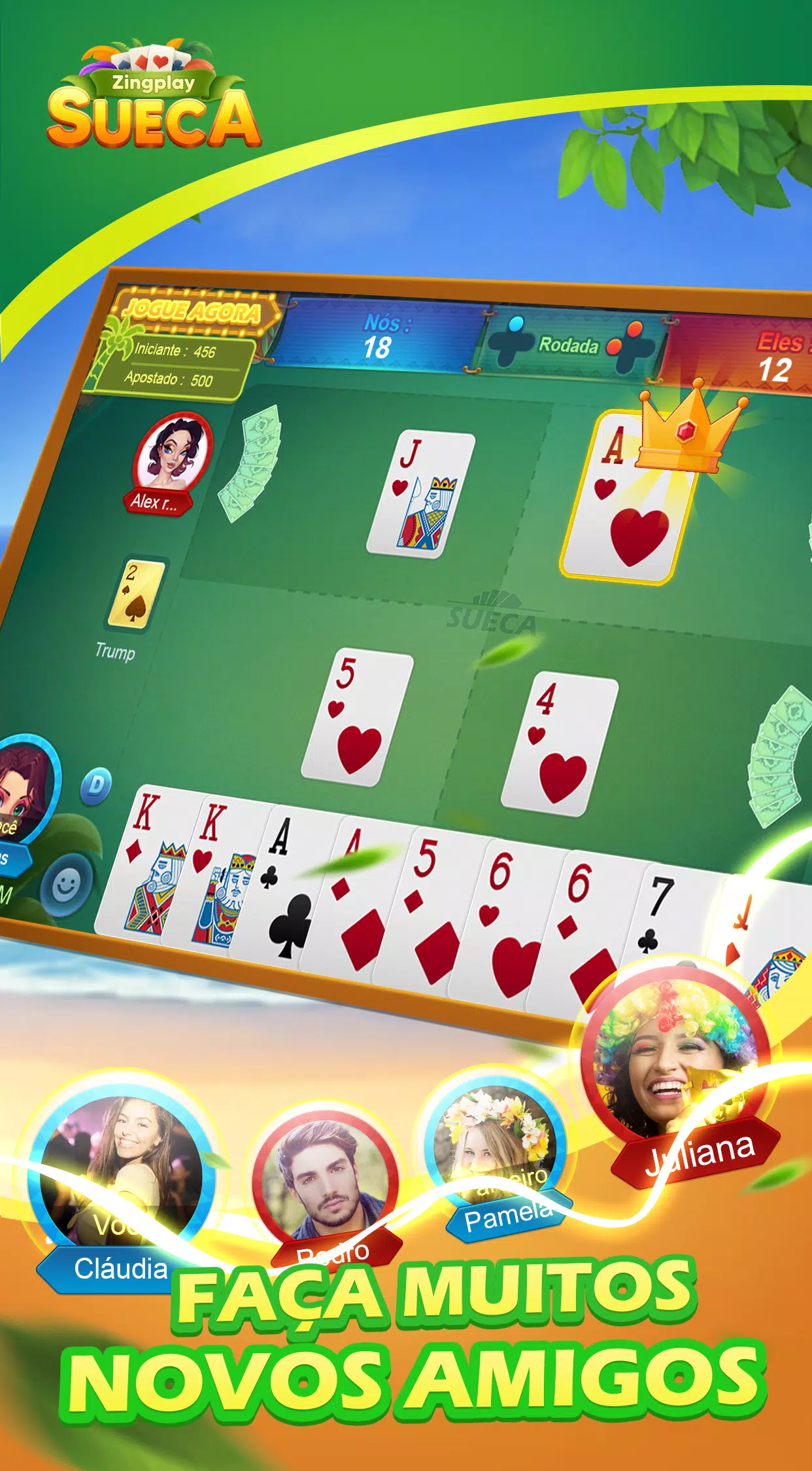 Sueca ZingPlay - Jogo de carta Schermafbeelding 1