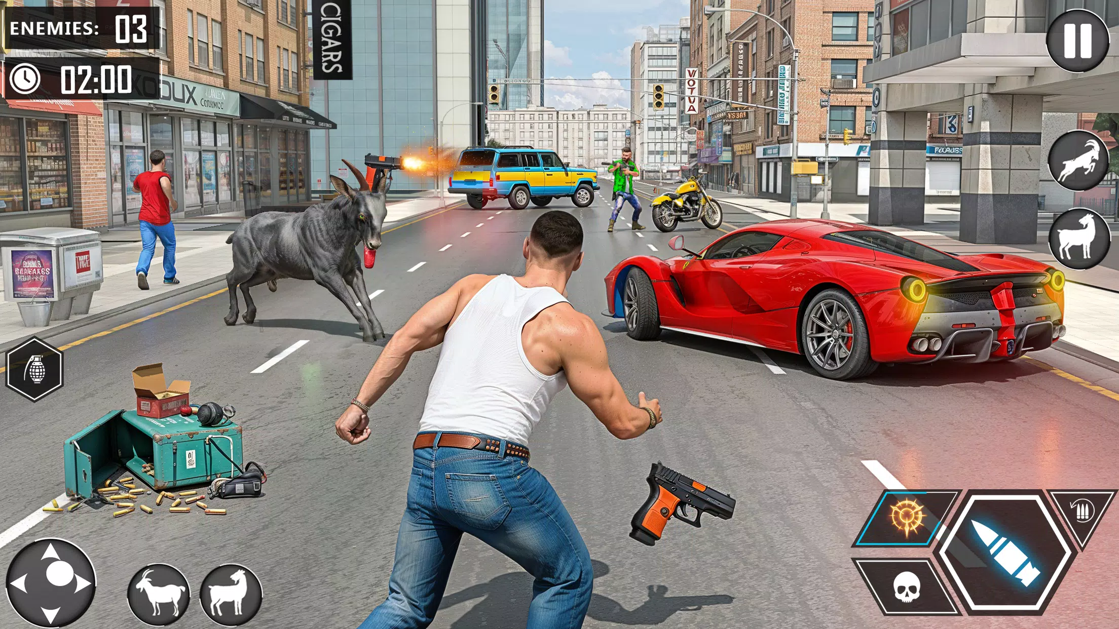 Angry Goat Fun Simulator Ảnh chụp màn hình 2