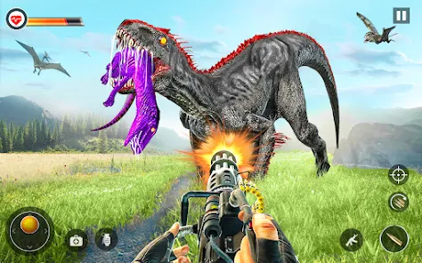 Dino Hunter Sniper 3d: Dinosaur Free FPS Shooting Captura de pantalla 2