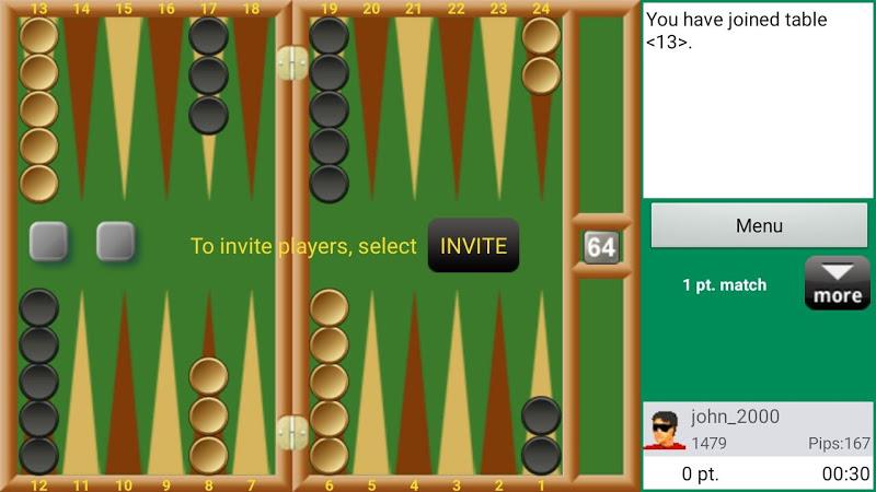 Backgammon Club Tangkapan skrin 0