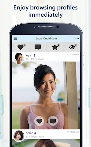 JapanCupid: 일본인 데이트 앱 스크린샷 1