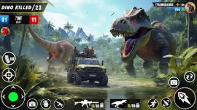 Wild Dinosaur Hunting Games 3D Schermafbeelding 2