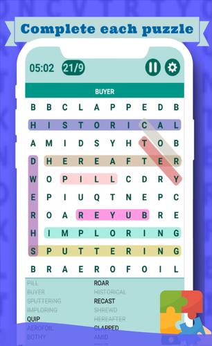 Classic Word Search Puzzle Screenshot 1