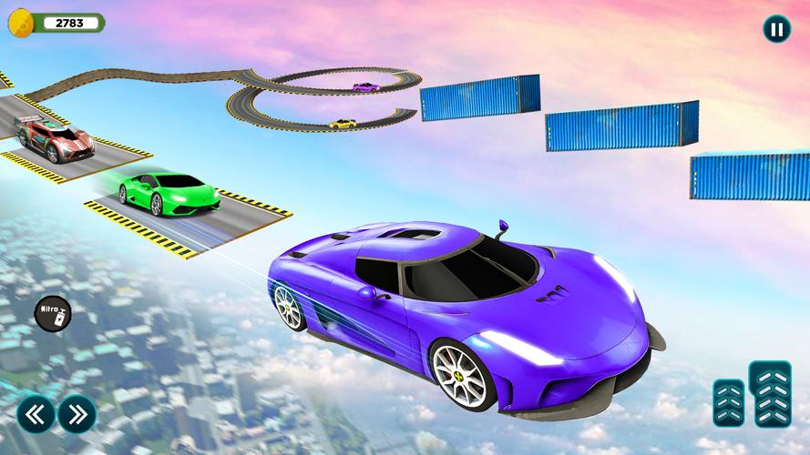 Stunt Car Race Simulator Games स्क्रीनशॉट 1
