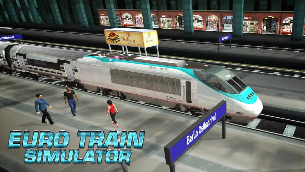 Euro Bullet Train Simulator Скриншот 0