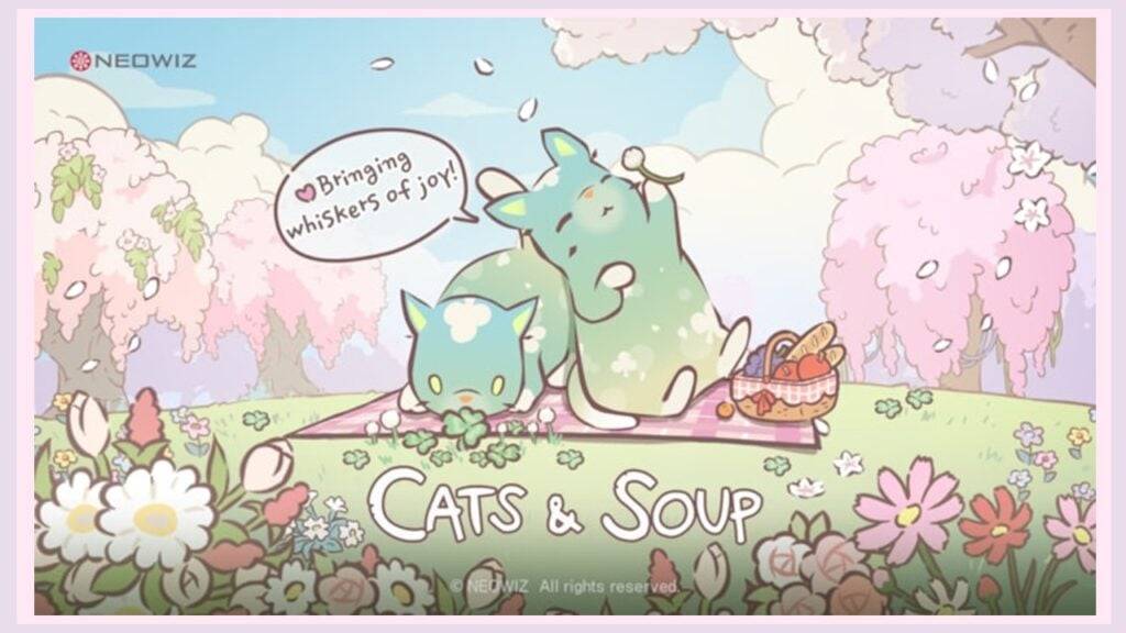 Cats & Soup Drop Blossom обновление вишни с клеверами, костюмами кроликов и новыми кошками!