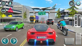 Real Driving School: Car Games Tangkapan skrin 3