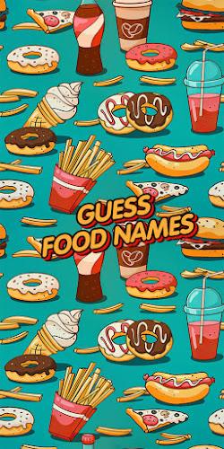 Guess food games Zrzut ekranu 0