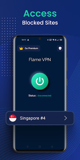 Flame VPN - Fast VPN Proxy स्क्रीनशॉट 0