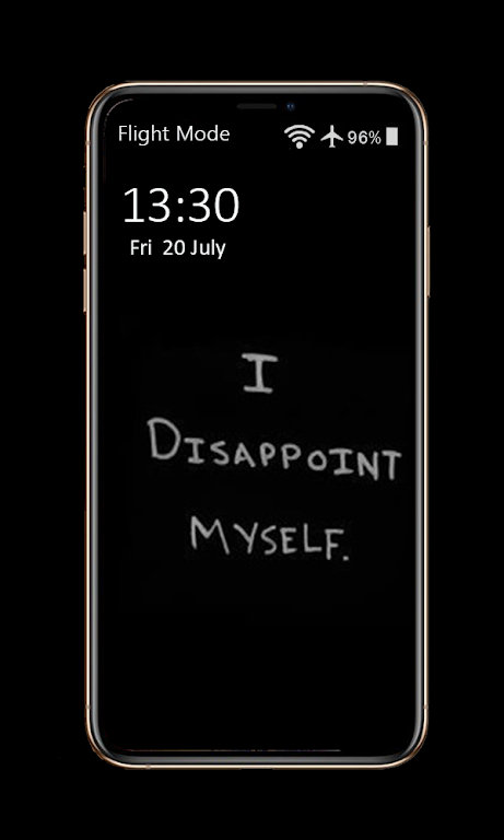 Depression Wallpaper ဖန်သားပြင်ဓာတ်ပုံ 0