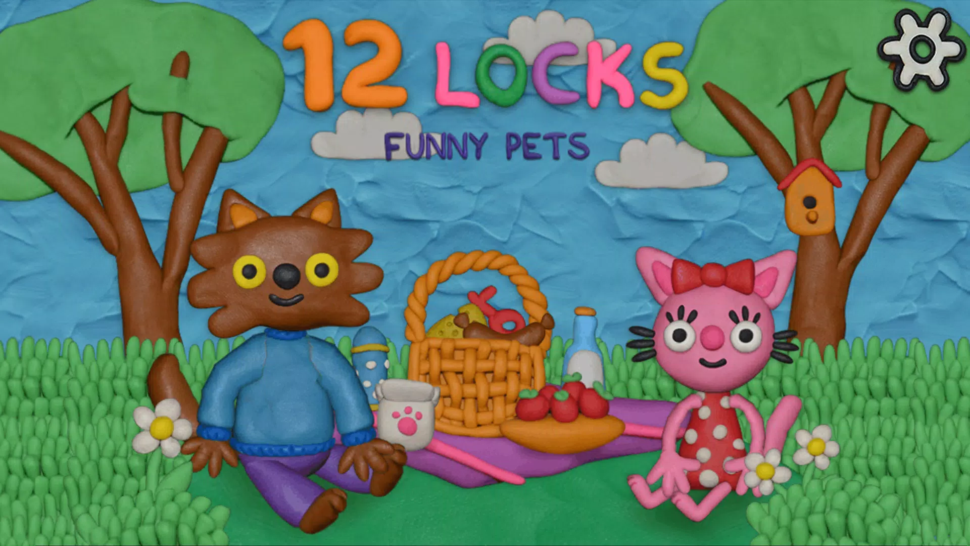 12 Locks Funny Pets Ảnh chụp màn hình 0