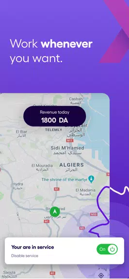 Yassir Driver : App Partenaire Capture d'écran 0