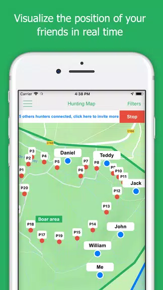 Hunting Map, the GPS for hunters স্ক্রিনশট 1