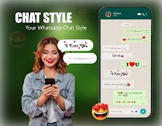 Chat Style - Fonts Keyboard Captura de tela 0