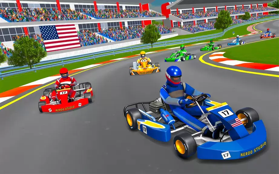 Go Kart Racing Games 3D Stunt Screenshot 2