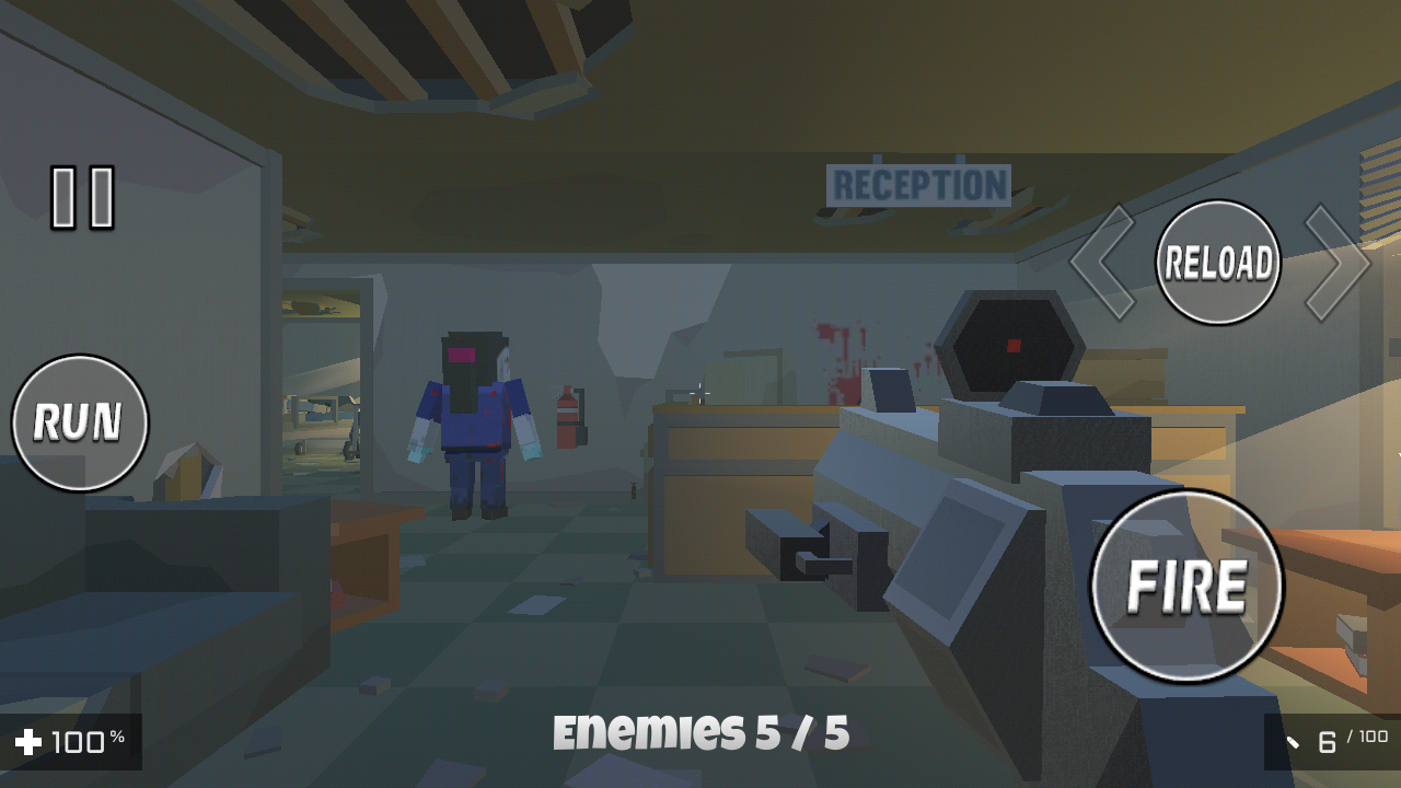 Low Poly Zombies - FPS Screenshot 2