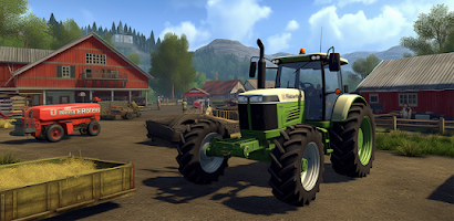 Farmland Tractor Farming Games Captura de pantalla 0