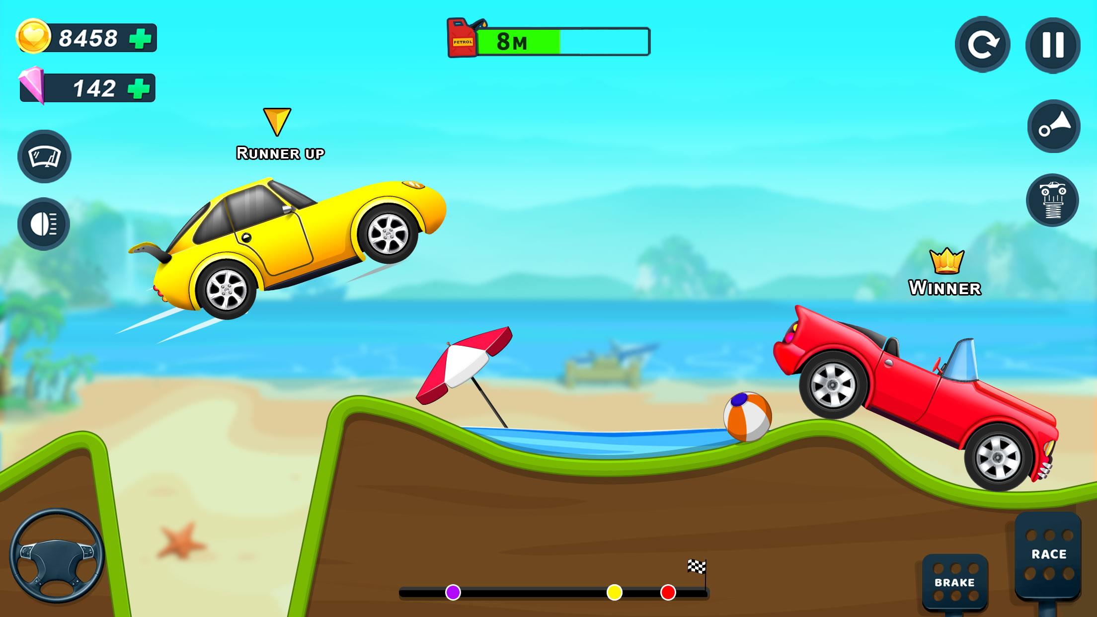 Hill Racing Car Game For Boys Schermafbeelding 1