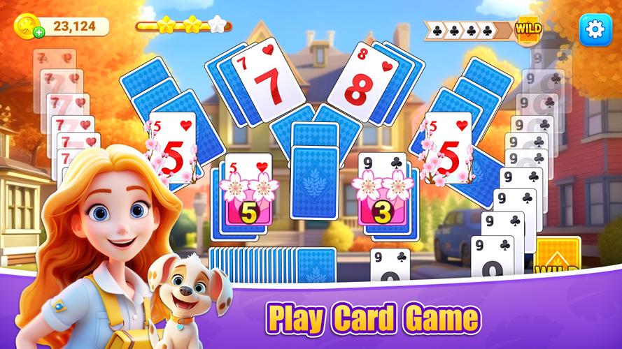 TriPeaks Solitaire Farm Ảnh chụp màn hình 1