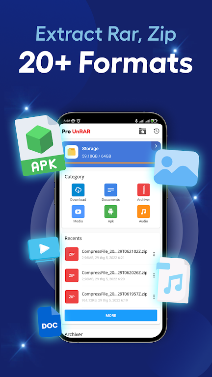 Pro 7-Zip, Unzip Rar Extractor スクリーンショット 2
