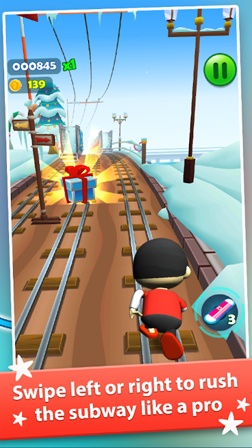 Subway Ryan Rush Runner 3D Ảnh chụp màn hình 0