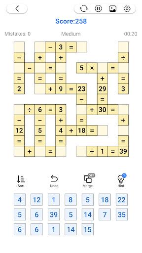 Math Number: Cross Math Puzzle Capture d'écran 3