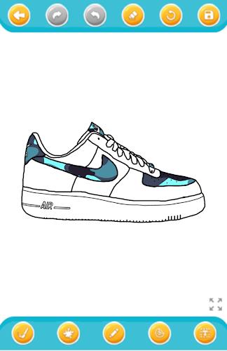 coloring sneakers Screenshot 3