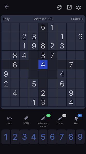 Schermata Sudoku - Classic Sudoku Puzzle Mod 1