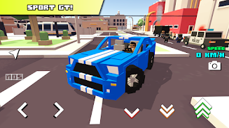 Blocky Car Racer - racing game Screenshot 0