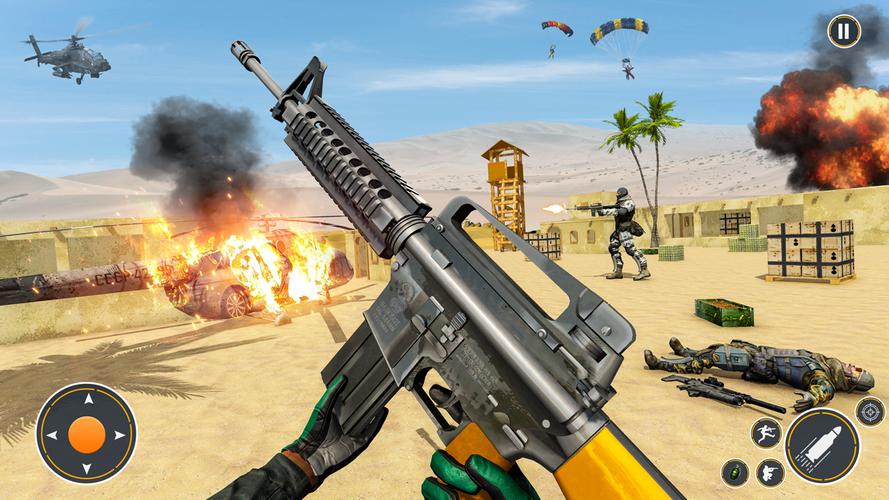 Gun Games Offline 3D Shooting Captura de tela 1
