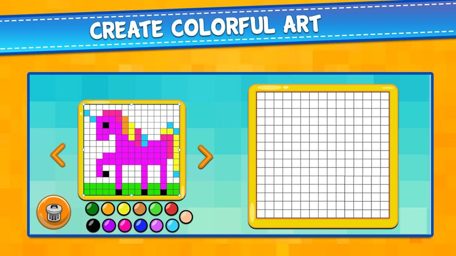 Pixel Art Coloring Games Скриншот 1