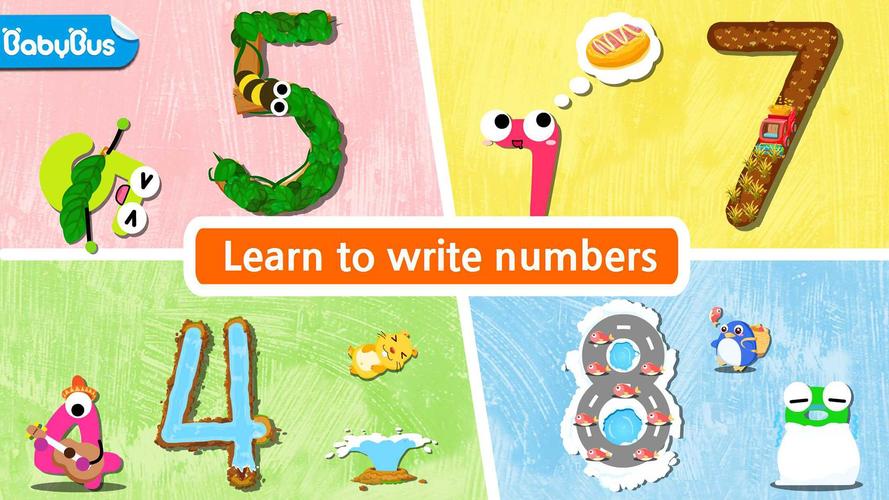 Baby Panda’s Numbers Schermafbeelding 0