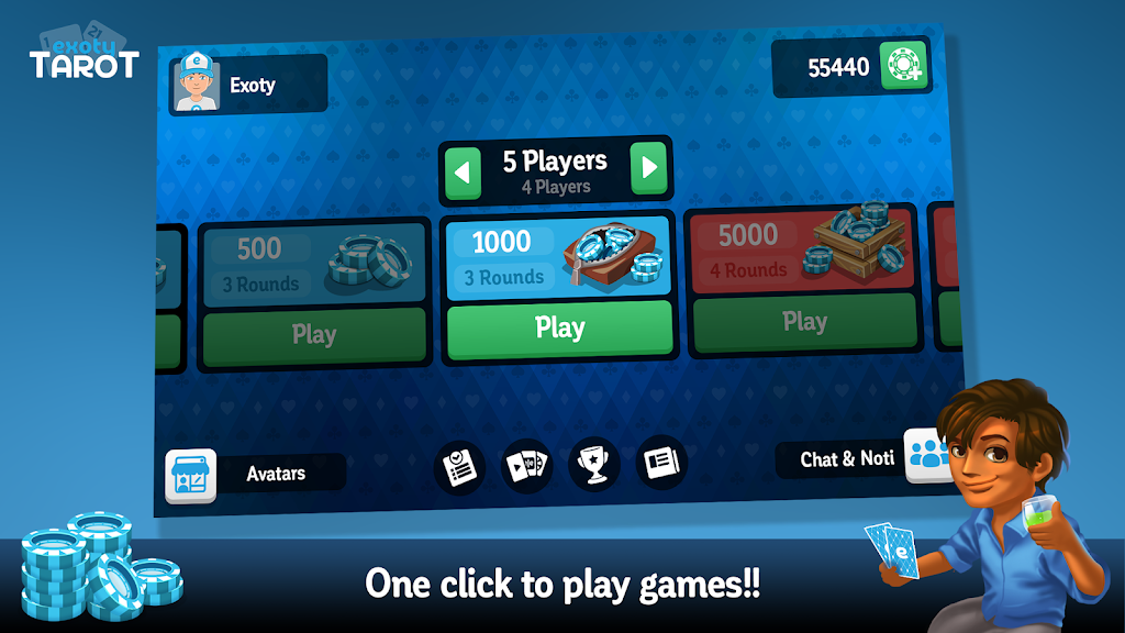 Multiplayer Tarot Game স্ক্রিনশট 1