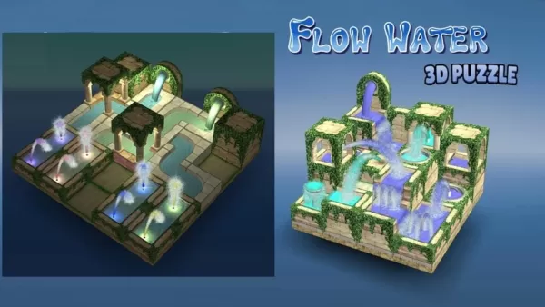 3D Puzzle Game: Flow Water Fountain Introduced