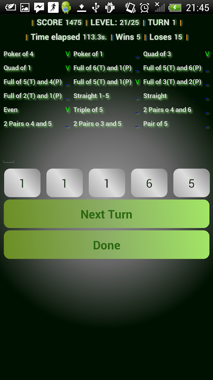 Doms roll dice poker game free应用截图第3张