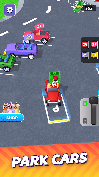 Valet Master - Car Parking Mod Tangkapan skrin 0