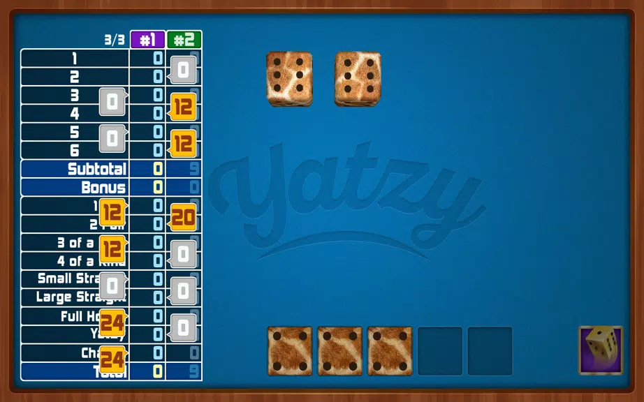 Yatzy Dice Game Screenshot 1