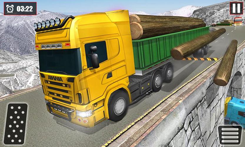 Offroad Snow Trailer Truck Dri Captura de pantalla 2
