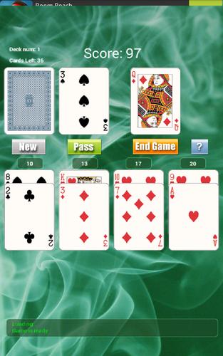 21 Solitaire Game Screenshot 2