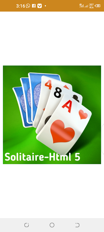 Solitaire Html5 Ekran Görüntüsü 1