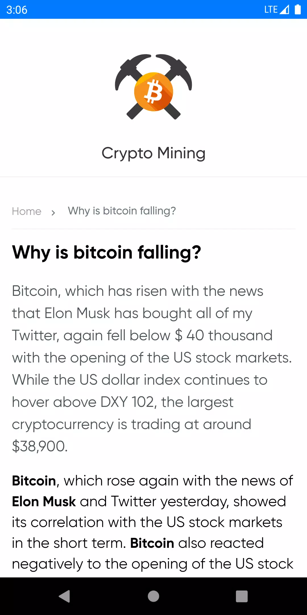 Crypto Mining Tangkapan skrin 1