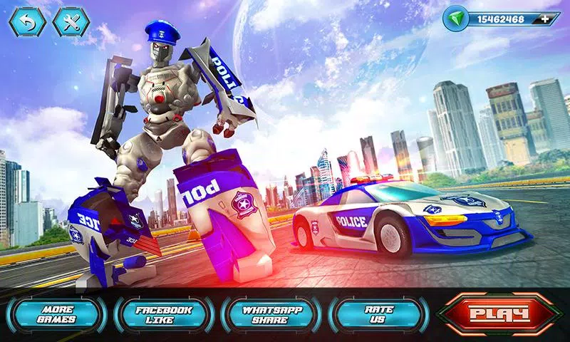 US Police Robot Car Revenge ဖန်သားပြင်ဓာတ်ပုံ 0