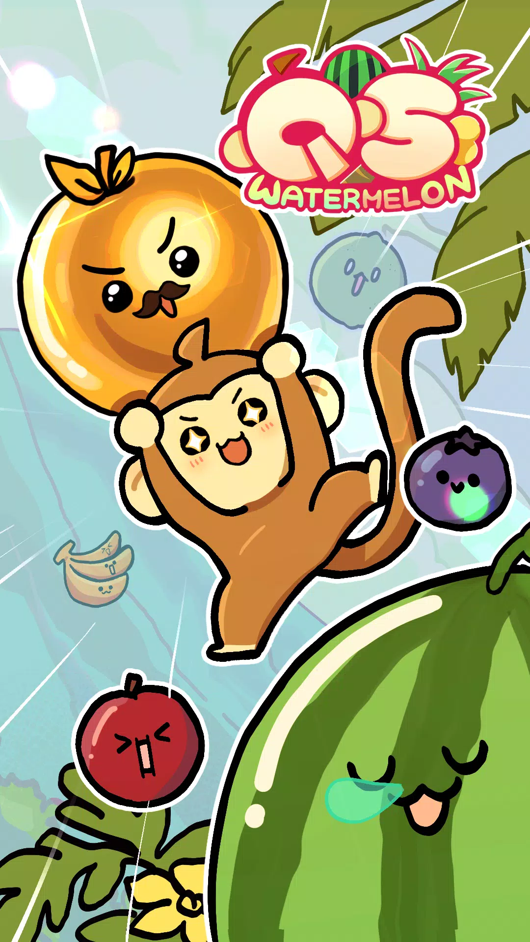 QS Monkey Land : Fruit Merge ဖန်သားပြင်ဓာတ်ပုံ 0