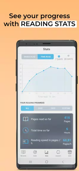 Bookly: Book & Reading Tracker Tangkapan skrin 1