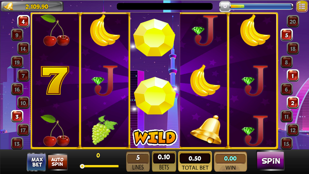 SlotMan - Free Classic Vegas Slot Machine 777 স্ক্রিনশট 1