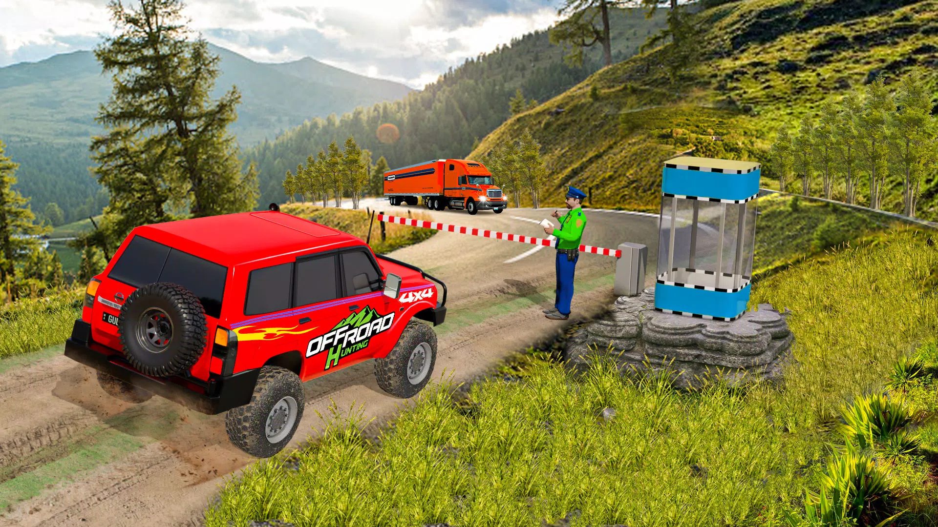 Off The Road-Hill Driving Game Capture d'écran 1