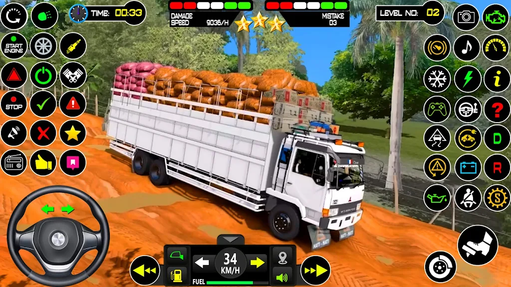 US Mud Truck Transport Game 3D ဖန်သားပြင်ဓာတ်ပုံ 0