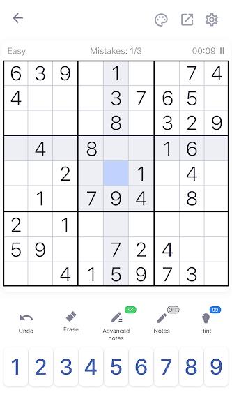 Schermata Sudoku - Classic Sudoku Puzzle Mod 0